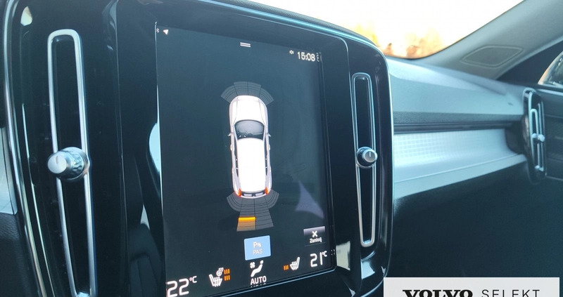 Volvo XC 40 cena 149900 przebieg: 72800, rok produkcji 2021 z Rakoniewice małe 562